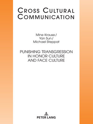 cover image of Punishing Transgression in Honor Culture and Face Culture